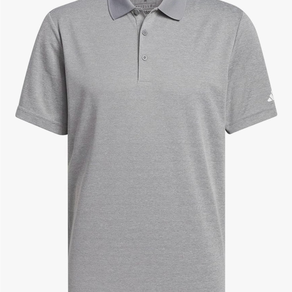 Adidas Performance Heathered Polo Shirt small